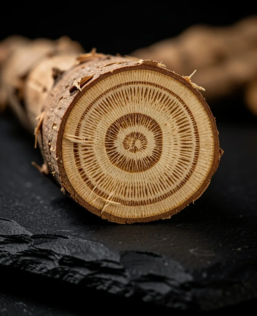 Botanical root macro photography representing natural supplement sourcing