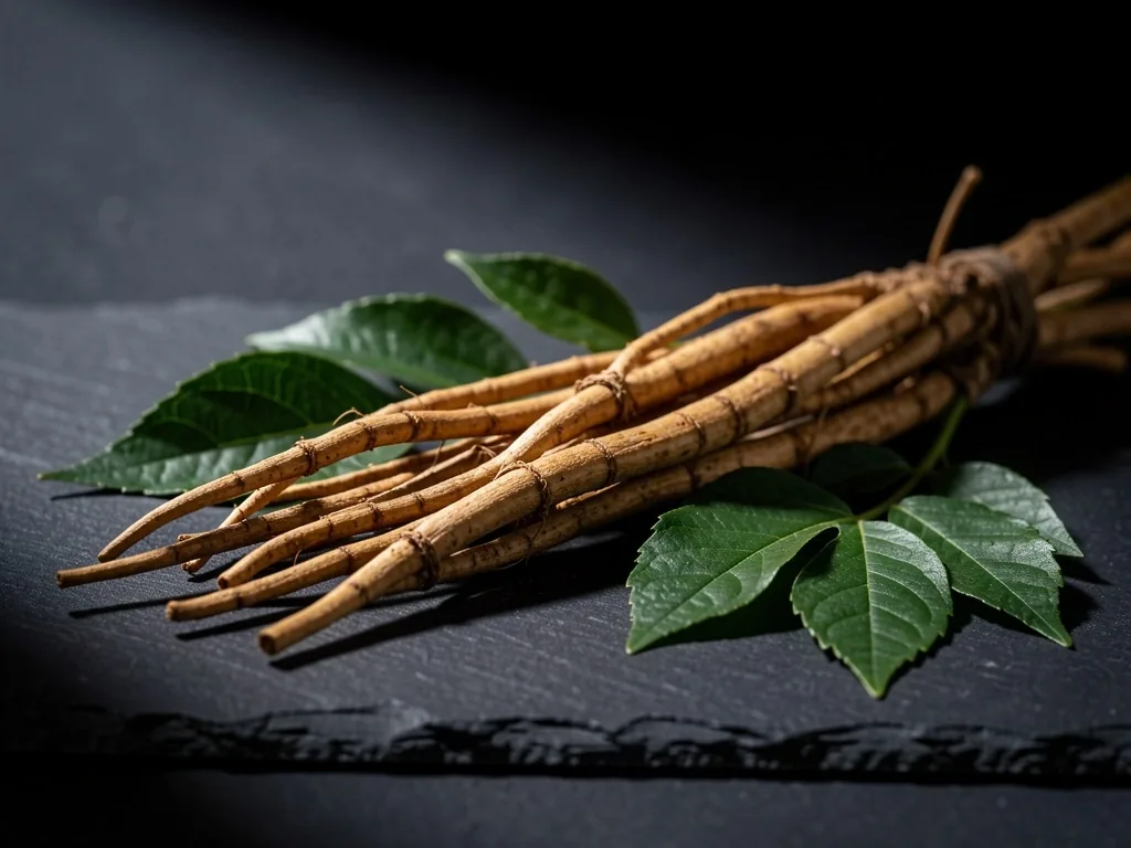 Botanical ingredients under clinical lighting