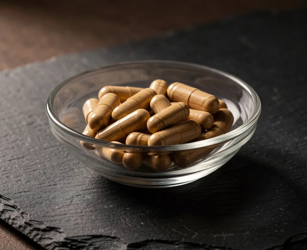 Natural vitamin capsules
